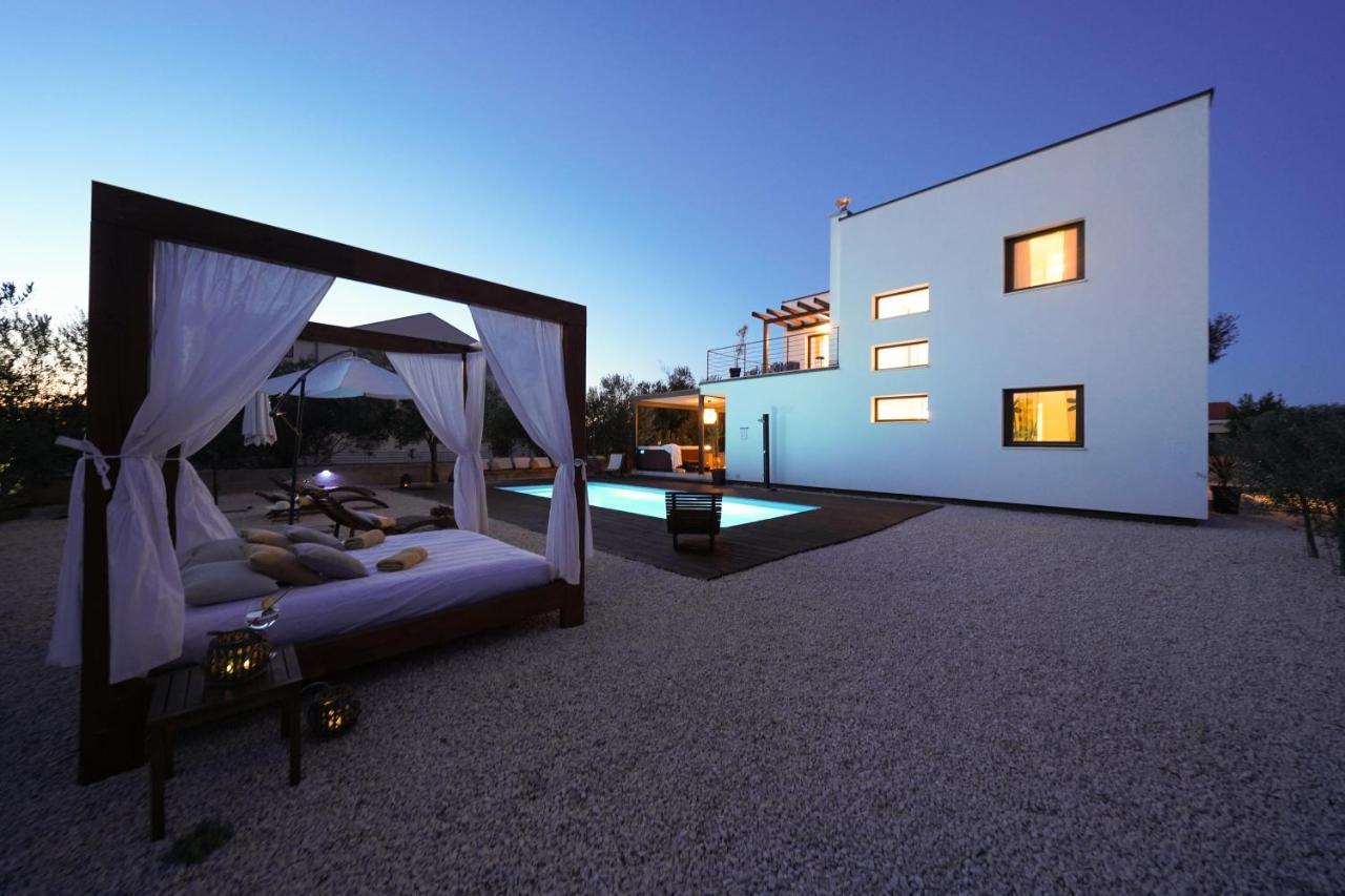 Villa Suncica With Heated Pool, Jacuzzi And Bikes Near Zadar Sukosan Bagian luar foto
