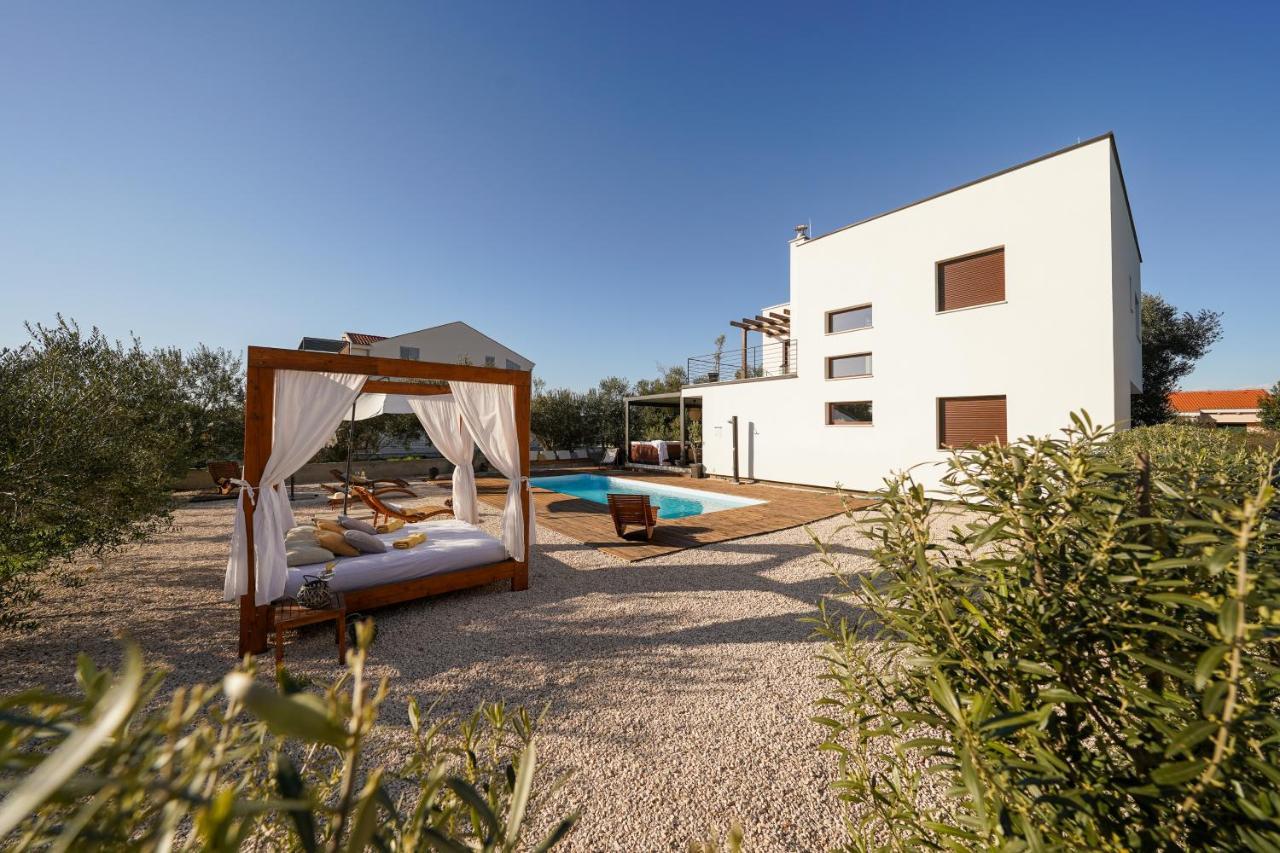 Villa Suncica With Heated Pool, Jacuzzi And Bikes Near Zadar Sukosan Bagian luar foto