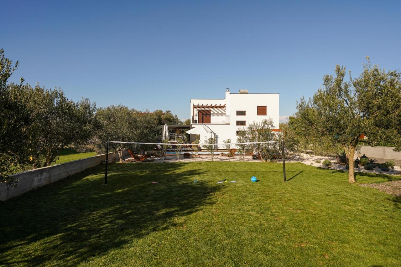 Villa Suncica With Heated Pool, Jacuzzi And Bikes Near Zadar Sukosan Bagian luar foto