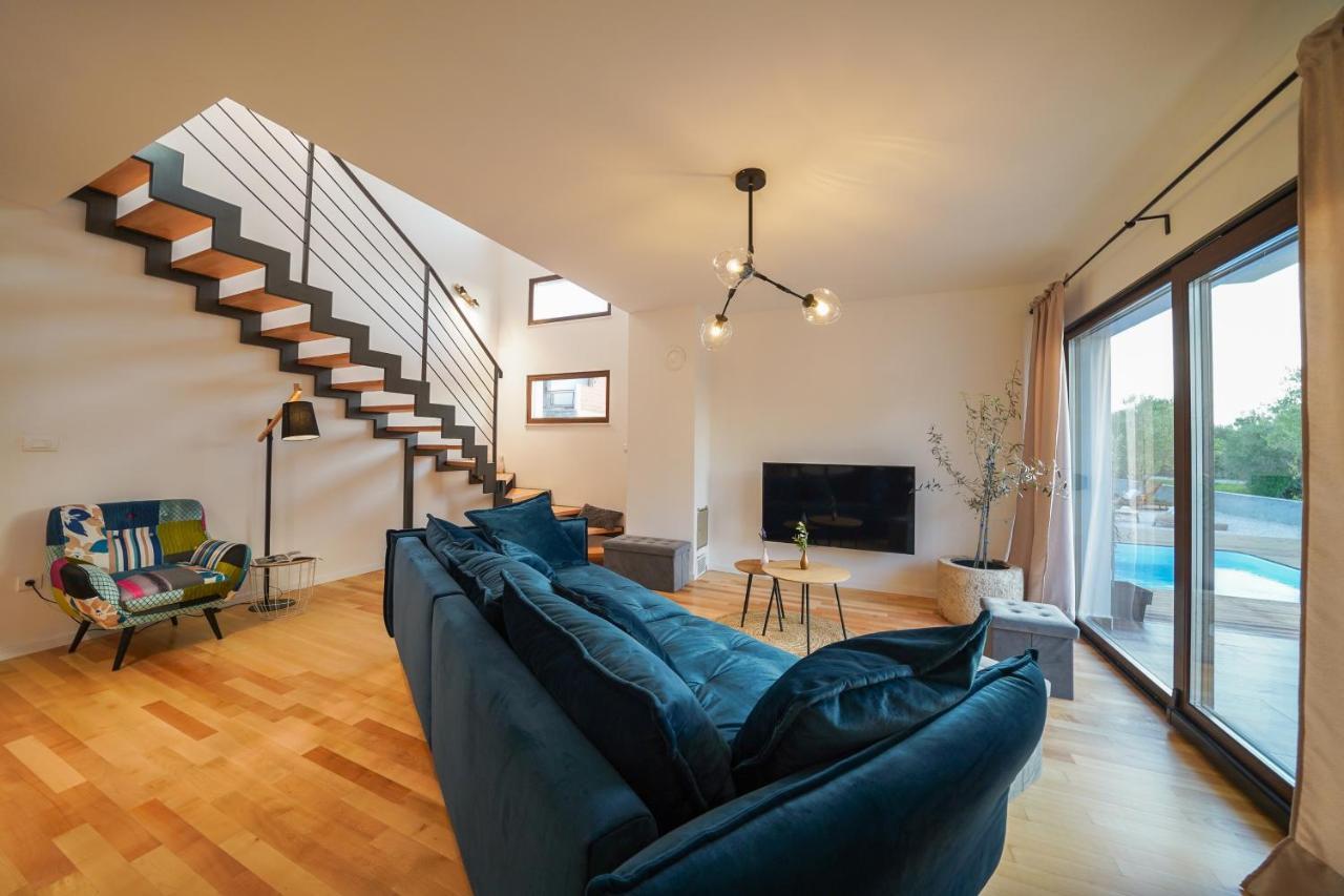 Villa Suncica With Heated Pool, Jacuzzi And Bikes Near Zadar Sukosan Bagian luar foto